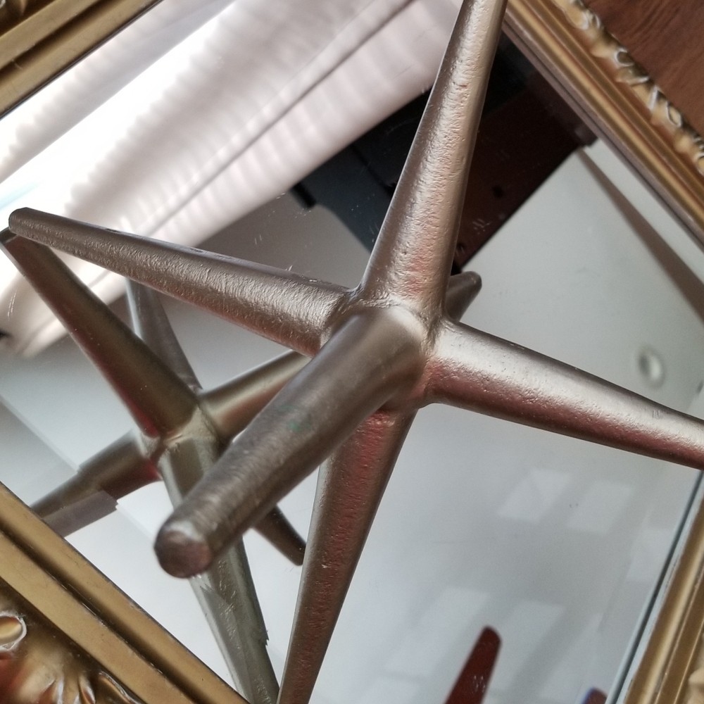 ❗Z Gallerie Metallic Gold Spike Decor Piece❗ - Picture 2 of 4